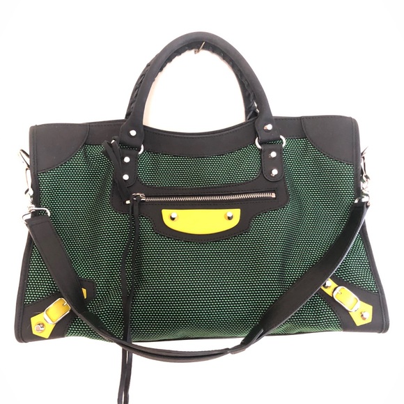SOLD! Balenciaga Classic City Mesh Limited Edition Green - Picture 11 of 16